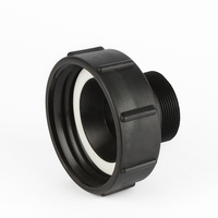 Adaptateur de réservoir S100X8 IBCFSMB300 personnalisable par injection OEM, raccord DN80 femelle BSP mâle à filetage fin, surface lisse
