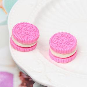 2025 fabricantes al por mayor personalizados de gran Color Oreo sándwich galletas resina galletas DIY crema pegamento Accesorios - Product Image 6