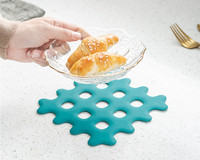 Napperons en Silicone antidérapant, tapis de Table, résistant à la chaleur, imperméable, pour la cuisine, la salle à manger, 1 pièce