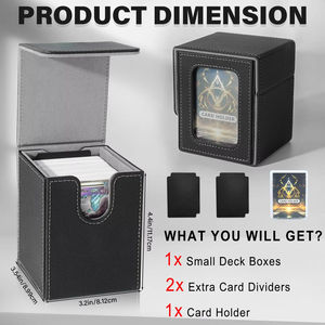 <span class=keywords><strong>กล่อง</strong></span><span class=keywords><strong>ใส่</strong></span><span class=keywords><strong>การ์ด</strong></span>แบบกำหนดเอง 100 ใบ สำหรับ UTA Vanguard Yugioh DIY <span class=keywords><strong>ใส่</strong></span><span class=keywords><strong>การ์ด</strong></span>แบบสองชั้น - Product Image 2