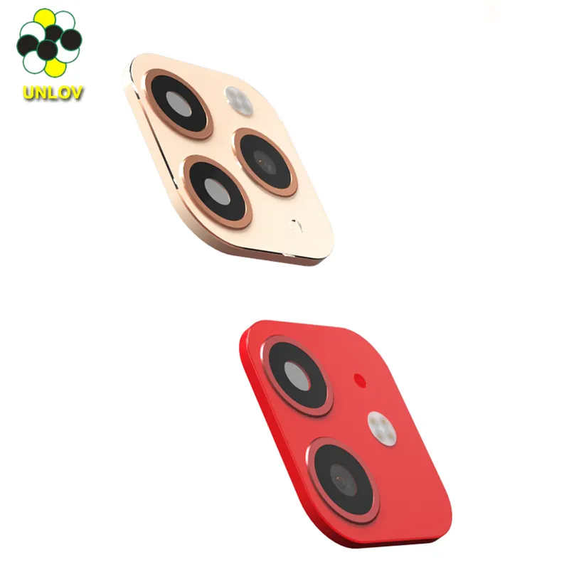 Закаленное стекло для iPhone 11 Pro, крышка объектива камеры для iPhone X XS MAX, титановый чехол для задней камеры