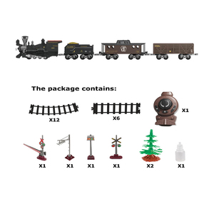 <span class=keywords><strong>Train</strong></span> à vapeur télécommandé 2.4GHz, jouet de voie de fente de <span class=keywords><strong>Train</strong></span> à vapeur classique pour enfants - Product Image 5