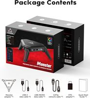 Adaptateur de jeu clavier-souris Gamwing MONSTER pour PS5, PS4, PC, Xbox Series X/S, Nintendo Switch, émulateur de console, prend en charge l'application