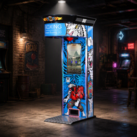 Machine d'arcade de boxe 3D à écran LCD 32 pouces, fonctionnant à pièces, pour test de force, pour centre de jeux