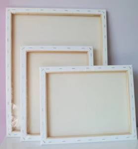 Stretched Canvas Painting with Magnetic Wood <b>Frame</b> Custom Size White UV Printing - Product Image 5