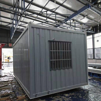 Pack plat préfabriqué personnalisé de haute qualité Maisons de conteneurs modulaires portables de 40 pieds préfabriquées durables à construction rapide