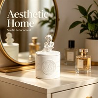 Diffuseur de parfum en cire végétale de style européen - Bougie d'aromathérapie luxueuse, idéale pour les hôtels et la maison