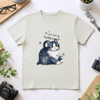 Camiseta Unisex de Jersey 100% Algodón, 210 g/m², Casual, con Estampado DTF, Transpirable y Resistente