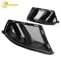 Conduits d'air avant en carbone sec avec grille pour BMW M3 G80 G82 G83 M4, garniture de ventilation de pare-chocs en fibre de carbone véritable, double fente, pièce automobile