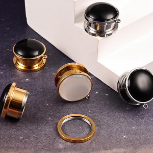 Evorte Personalizado <span class=keywords><strong>6</strong></span>-30mm Acero Inoxidable 316L Bañado en Oro Ópalo Túneles y Plugs para Oreja Negro Blanco Expansores Colgantes - Product Image 6