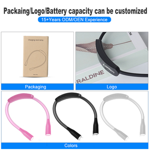 Giáng Sinh Quà Tặng Hot Bán 3 Màu 9 Mức Độ Thay Đổi Độ Sáng USB Có Thể Sạc Lại Tay Di Động Miễn Phí Đa Góc Cổ Ôm Đèn Đọc Sách - Product Image 4