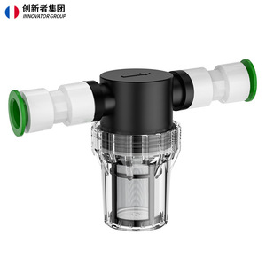 Préfiltre à eau Innovator Group 1 pouce avec tête de filtre en nylon et couvercle transparent en PC pour aquarium et aquaculture - Product Image 2