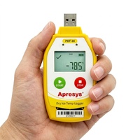 Termohigrómetro Desechable PDF-L, Material ABS, Puerto USB para Transferencia de Informes, Uso en Transporte con Hielo Seco
