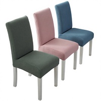 Ensemble de housses de chaise simples et extensibles universelles pour la maison, housses de chaise de salle à manger, housses de siège d'hôtel, housses de chaise de table, mobilier domestique