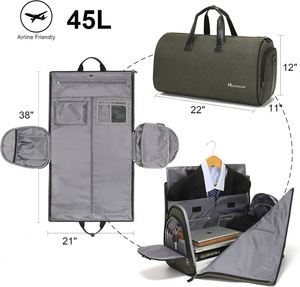 Free sample Custom Printed Breathable Luxury <b>Garment</b> <b>Bag</b> Cover Suit <b>Garment</b> <b>Bag</b> With Logo <b>Travel</b> <b>Garment</b> Suit <b>Bag</b> - Product Image 6