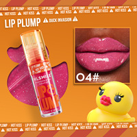 MLSMILE Huile à lèvres repulpante effet bec de canard 6 couleurs, Gloss hydratant, Laque à lèvres effet bouche pulpeuse