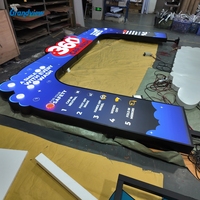 Enseigne lumineuse LED 3D personnalisée pour extérieur, lettres lumineuses, signalétique pour magasin, bâtiment, mur, publicité