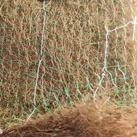 Tapis industriel en fibre de coco biodégradable naturel pour la protection des pentes de routes, des jardins et la lutte contre l'érosion des sols