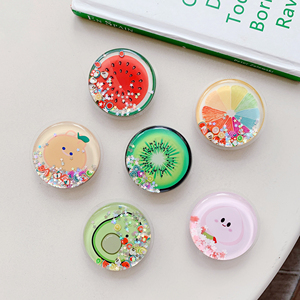 Cartoon Quicksand Liquid Giá Đỡ Điện Thoại Di Động Đáng Yêu Giá Đỡ Di Động Có Thể Điều Chỉnh Giá Đỡ Gấp Cho Ổ Cắm Điện Thoại Di Động Grip - Product Image 1