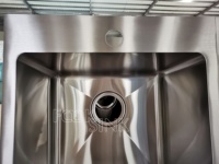 Évier de cuisine OEM/ODM fait main, à montage supérieur, 30 pouces, en acier inoxydable, moderne, à un trou, intelligent, pour lavage