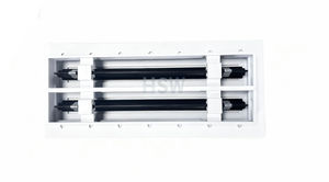 Diffuseur <span class=keywords><strong>d</strong></span>'air linéaire moderne pour système CVC, design invisible, lames réglables, <span class=keywords><strong>grille</strong></span> de ventilation longue en aluminium sans soudure - Product Image 3