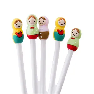 Best Selling Short Pencil With Eraser/OEM Plastic Pencil Topper/Rubber Pencil Topper