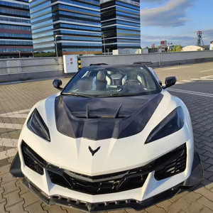 Capó de Fibra de Carbono de Ajuste Perfecto para <span class=keywords><strong>Chevrolet</strong></span> Corvette <span class=keywords><strong>C8</strong></span>, Estilo ZR1, Cubierta del Motor, Kit de Carrocería - Product Image 1