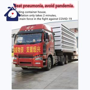 Casa contenedor plegable prefabricada con marco de estructura de acero ligero Envío de casa prefabricada plegable - Product Image 6