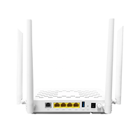 Router ONU WIFI6 de Alta Velocidad AX3000 con Doble Banda 2.4G y 5G, 4GE, 1VoIP, USB3.0, Soporte CATV para Redes FTTH FTTX