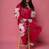 Fabricants de vêtements à capuche de haute qualité broderie logo personnalisé ensemble deux pièces surdimensionné pantalons de survêtement pantalons de jogging à capuche