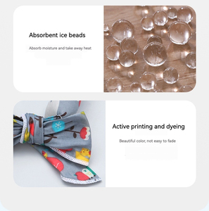 Bufanda de enfriamiento para mascotas de dibujos animados japoneses de verano para gatos y perros Características Patrón de animales y <span class=keywords><strong>collar</strong></span> de hielo - Product Image 6