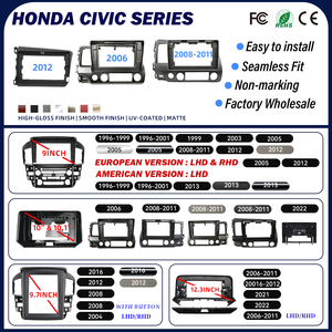 Marco para Reproductor de DVD de Coche para HONDA CIVIC, Kits de Panel de Salpicadero para Audio de Coche, Marco de Radio Android para Coche, Fascia de Radio Android para Coche - Product Image 1