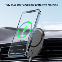 Chargeur sans fil magnétique ultra-résistant pour grille d'aération de voiture 2026 pour IP 15 Pro, support de téléphone portable à charge rapide 15W en ABS, OEM&ODM