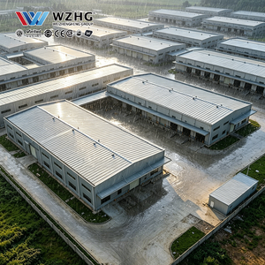 Prefabricated Industrial Building Corrosion Resistant Manufacturer Low Maintenance 50X100 Windproof Clear Span - Product Image 1