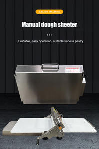 Manual Folding <b>Dough</b> Sheeter Machine <b>Dough</b> Rolling Machine Table Top <b>Dough</b> Sheeter - Product Image 5