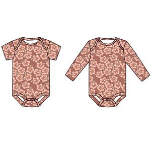 FANCY MONKEY Estampados Personalizados 95% Algodón Estilo Europeo Americano Suéter Romper para Niñas Manga Larga Leo 230g Patrón Otoño Bebé - Product Image 4