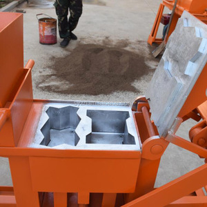 수동 LY2-40 연동 점토 벽돌 프레스 친환경 건축업자를위한 저렴한 블록 만들기 기계 - Product Image 1