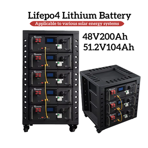 Batería de Litio de Bajo Voltaje para Almacenamiento Solar Lifepo4 51.2V 5Kwh 104Ah Lifepo4 Litio <span class=keywords><strong>Bateria</strong></span> 48v 200ah - Product Image 1