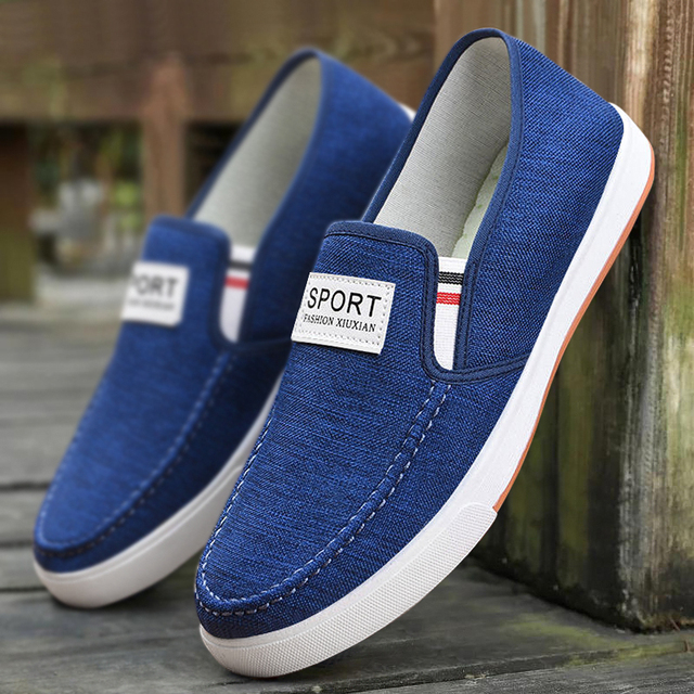 X101 Low Price Footwear Fashion Men's Casual Shoes Comfortable Canvas Walking Shoes Wholesale