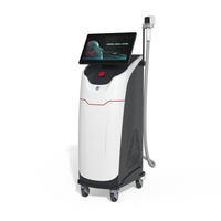 Appareil d'épilation laser à diode non cristalline FAC 4 ondes (755nm, 808nm, 940nm, 1064nm) avec refroidissement TEC et fonction de nettoyage de la peau