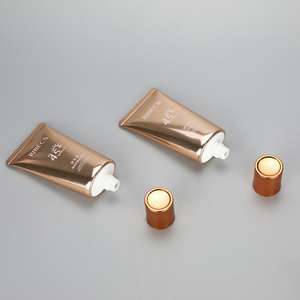 40g รูปไข่อลูมิเนียมพลาสติกเงาหลอดเครื่องสำอางครีมกันแดด Tube <span class=keywords><strong>BB</strong></span> ครีมหลอด <span class=keywords><strong>Rose</strong></span> <span class=keywords><strong>Golden</strong></span> สกรู Cap - Product Image 6