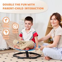 Chaise pivotante éducative pour enfants autistes, jouet sensoriel rotatif pour tout-petits, tabouret à bascule antidérapant en plastique et métal