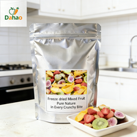 Fabrieksdirect, op maat gemaakte, lage minimale bestelhoeveelheid, pure natuurlijke 6 soorten gevriesdroogd gemengd fruit, bulkverpakkingen, gezonde knapperige snack, gemengd fruit