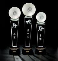 Trophée en cristal personnalisé gravé de haute qualité K9 pour champion, vente en gros Small Bridge