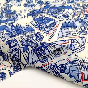 Nouvel arrivage de robe légère en popeline imprimée en pur coton tissée biologique peignée pour femmes et enfants - Product Image 6