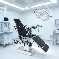 Camas Quirúrgicas Hidráulicas Manuales para Hospitales, Mesas Ginecológicas de Acero y Metal, Equipo Médico
