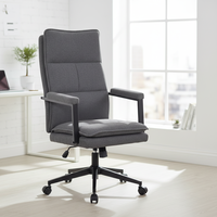 Chaise de bureau ergonomique pour la maison, siège de direction respirant, accoudoirs réglables, design contemporain, chaise de bureau pivotante à roulettes