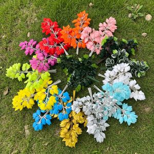 Feuilles de banian artificielles Xinchengzhi 30cm-100cm en plastique pour décorations de mariage et aménagement paysager - Product Image 1