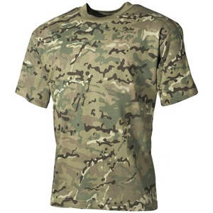 Chất Lượng Cao Tùy Chỉnh In Camo Thiết Kế Quân Đội Màu Xanh Lá Cây Logo 100% Cotton Vải Mens T Shirt Slim Men Áo Thun - Product Image 5