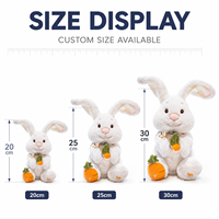Fabricant OEM/ODM de jouets en peluche personnalisés Lapin Carotte de Pâques, directement de l'usine, pour marques de distributeurs et commandes en gros